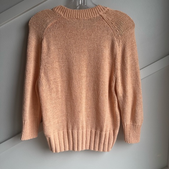 Gap Slouchy dolman-sleeve sweater Peach Cotton Knit Women's Size XS - Picture 4 of 9